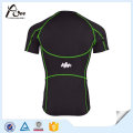 Manches courtes Compression Shirt Hommes Fitness Wear